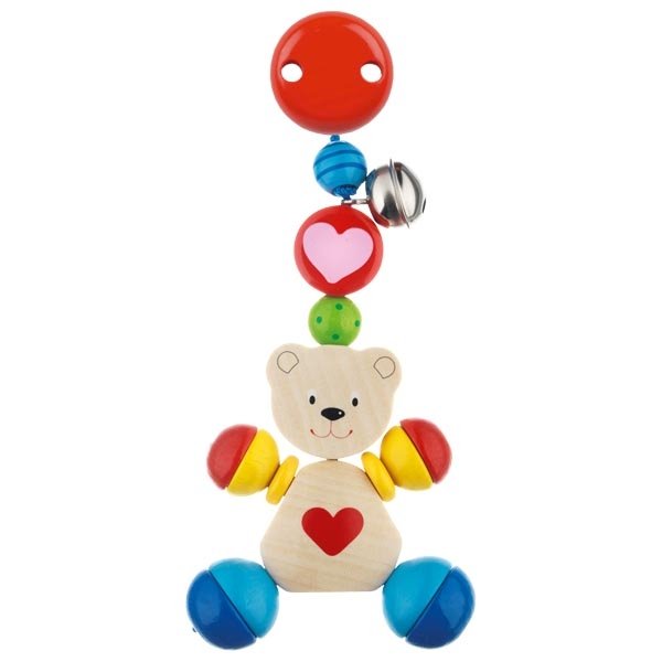 Goki Baby Clip Heart Bear